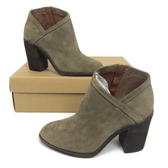 Lucky Brand Shoes - Lucky Brand Womens Salza Booties Brindle Brown 5.5